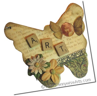 Art Butterfly Book Cover